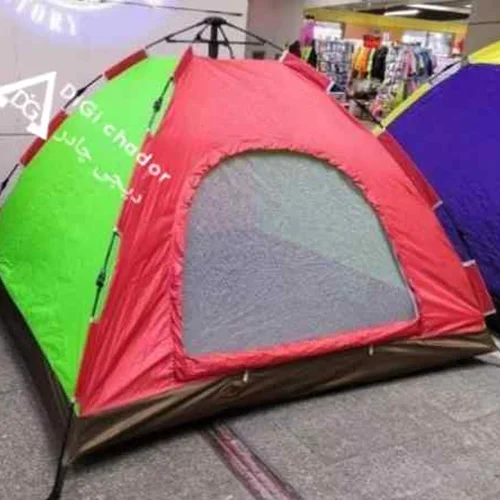 چادر عصایی اتومات 8 نفره دو درب ضد آب دیجی چادر (خواب 4 نفر)