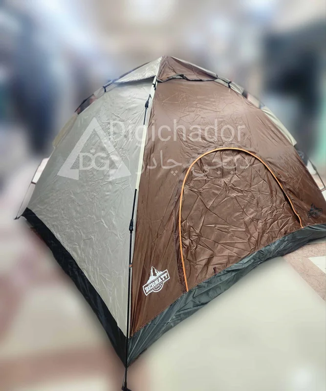 چادر عصایی اتومات 8 نفره ضد آب برند zermatt اصلی (خواب 4 نفر)